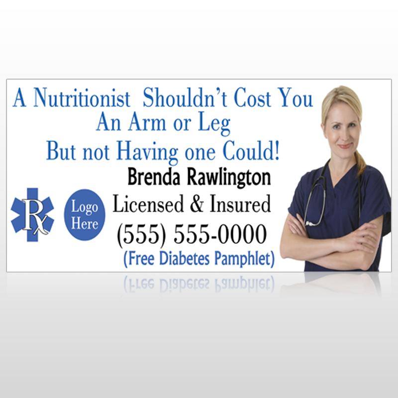 Nutritionist 46 Site Sign