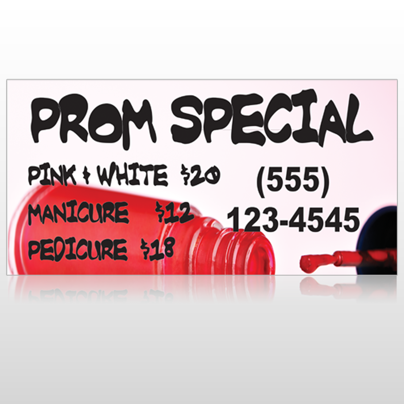 Pink Polish 486 Custom Sign