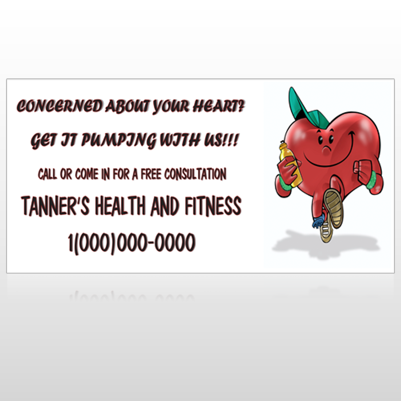 Running Heart 401 Custom Decal