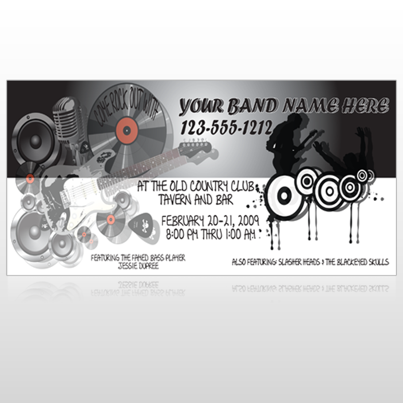 Silhouette Band 366 Site Sign