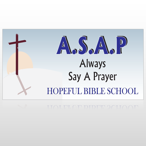 Sunrise Cross 164 Site Sign