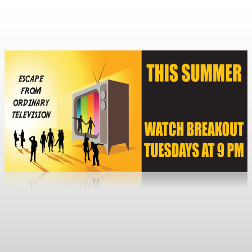 Television 525 Custom Sign