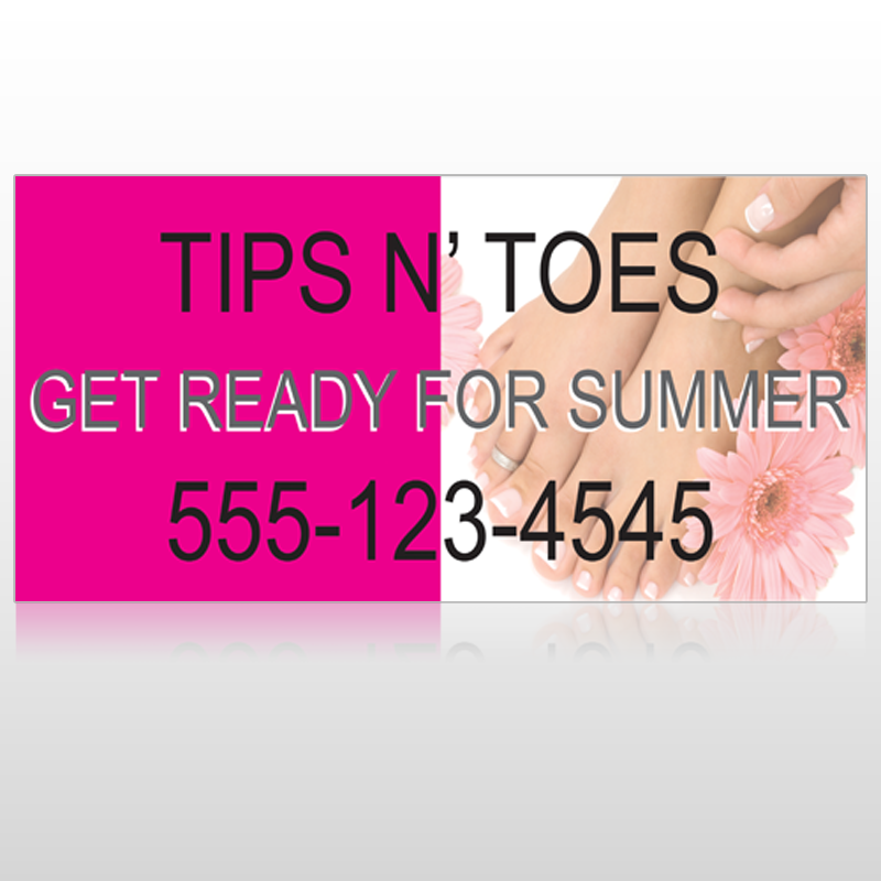 Tips & Toes 488 Custom Decal