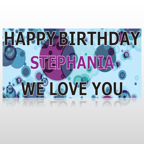 Birthday Dots 16 Site Sign