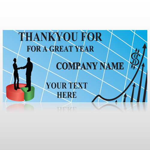 Pie Graph Arrows 05 Custom Sign