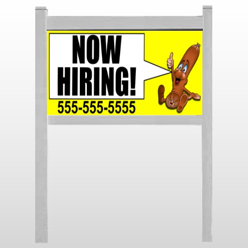Hiring 54 24"H x 48"W Site Sign