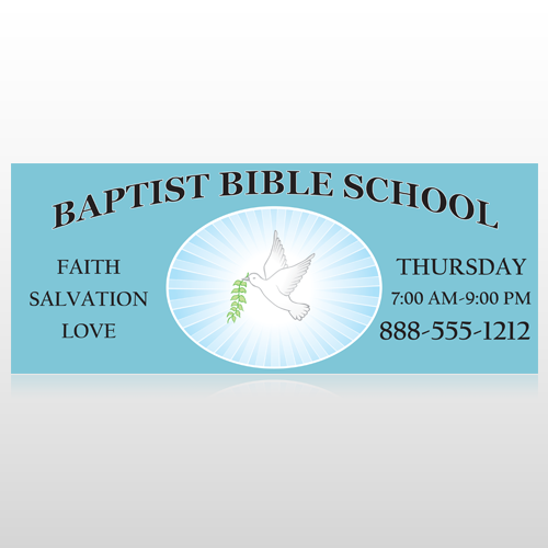 Bible Dove 162 Banner 