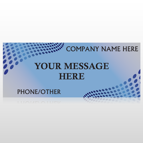 Blue Dots 145 Banner