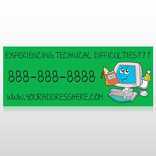 Cartoon Computer 431 Banner