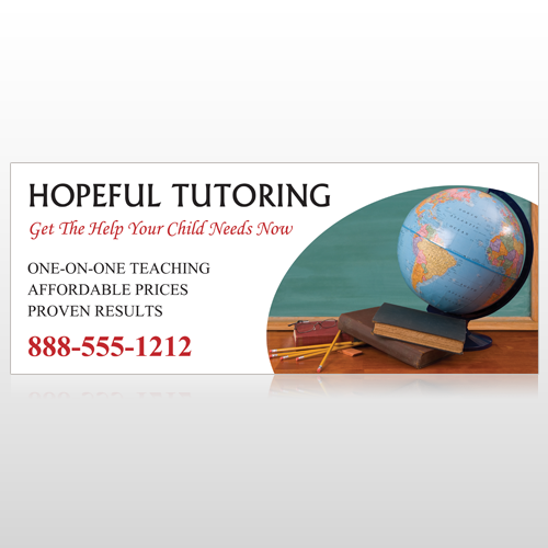 Globe Chalk 158 Custom Banner