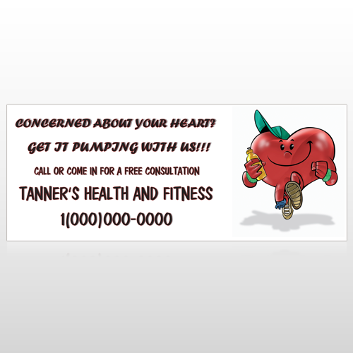 Running Heart 401 Custom Banner