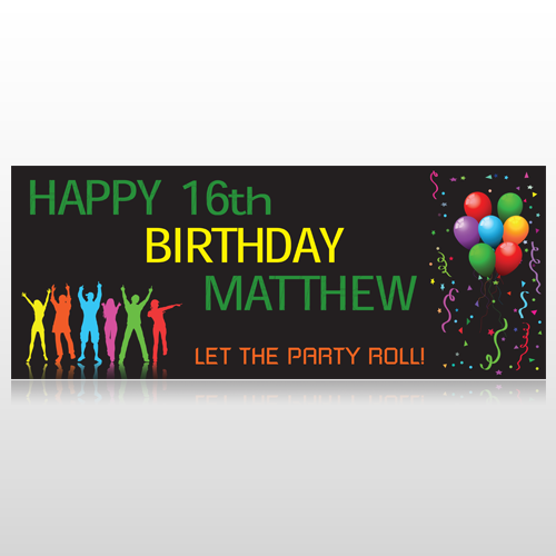 Silhouette Party 187 Banner