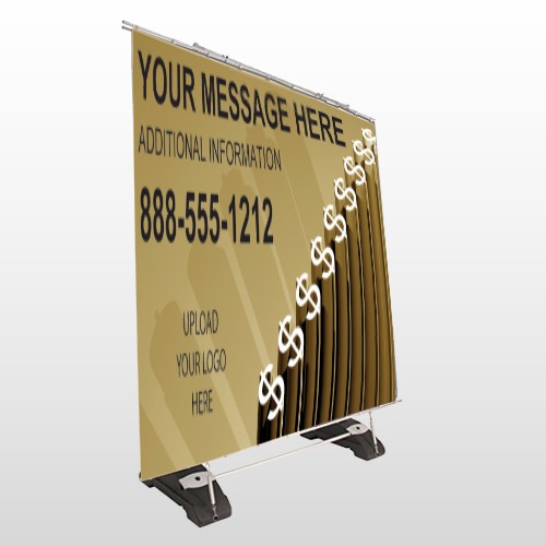 Banking 160 Exterior Pocket Banner Stand