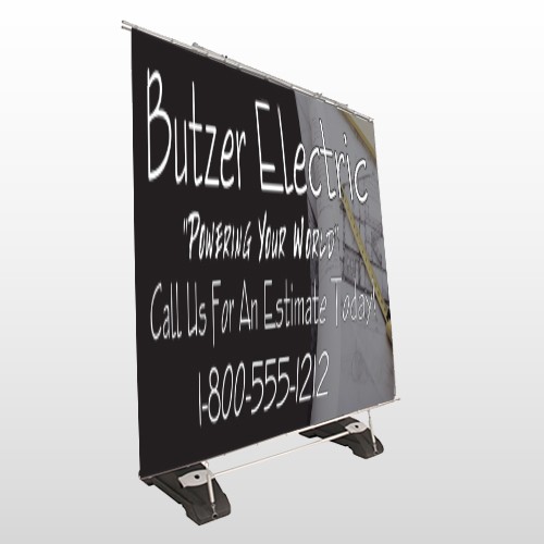 Black and Book 217 Exterior Pocket Banner Stand