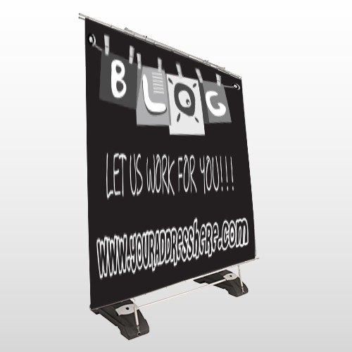 Blog Line 430 Exterior Pocket Banner Stand