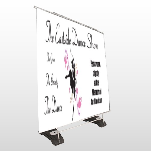 Ballet Dance 517 Exterior Pocket Banner Stand