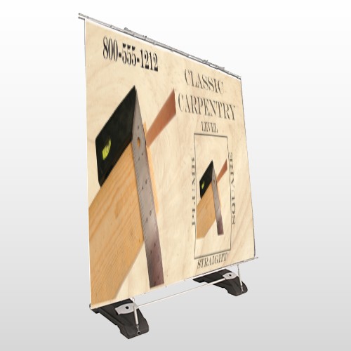 Carpentry 238 Exterior Pocket Banner Stand