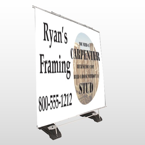 Framing 237 Exterior Pocket Banner Stand