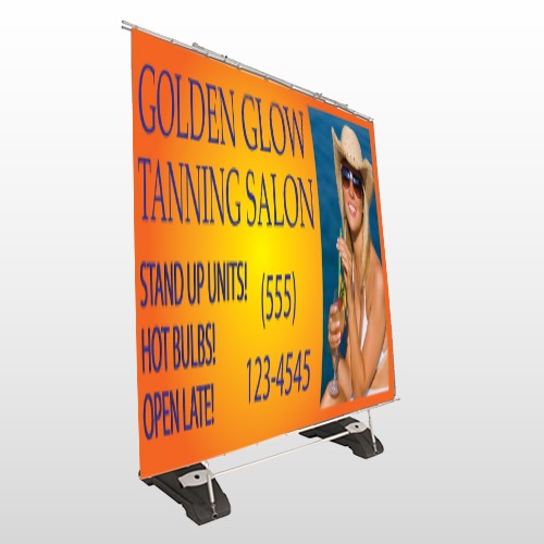Golden Glow 491 Exterior Pocket Banner Stand