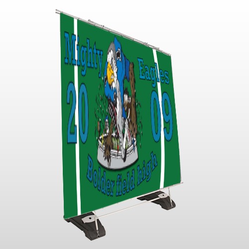 Green 50 Exterior Pocket Banner Stand