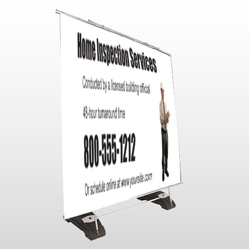 Home Inspection 360 Exterior Pocket Banner Stand