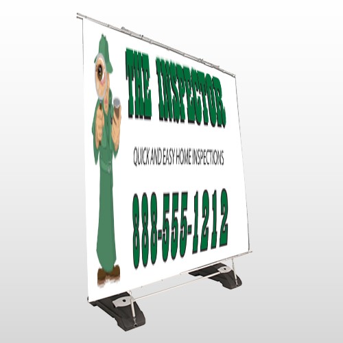 Home Inspection 361 Exterior Pocket Banner Stand