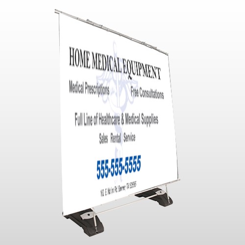 Medical Symbol 99 Exerior Pocket Banner Stand