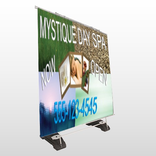 Mystique Spa 492 Exterior Pocket Banner Stand
