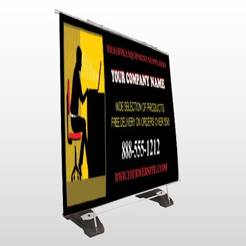 Office 149 Exterior Pocket Banner Stand