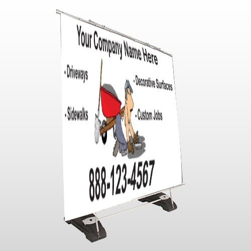 Paving 262 Exterior Pocket Banner Stand