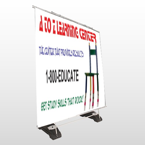 Pencil Chair 159 Exterior Pocket Banner Stand