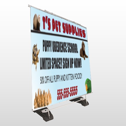 Pet Supplies 305 Exterior Pocket Banner Stand