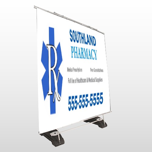 Pharmacy 103 Exterior Pocket Banner Stand