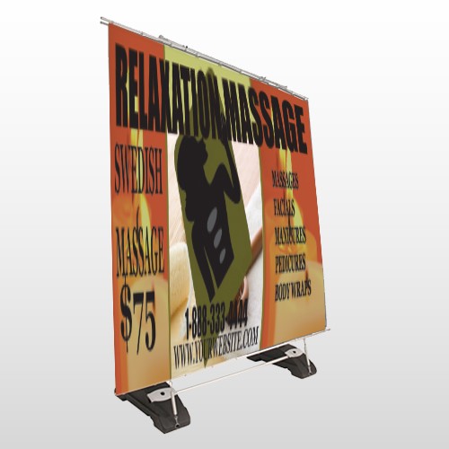 Relaxation Spa 640 Exterior Pocket Banner Stand
