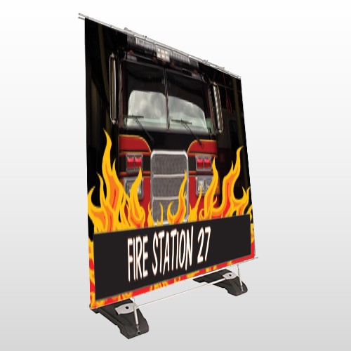 Safety Program 427 Exterior Pocket Banner Stand