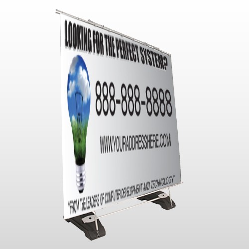 Scene Bulb 435 Exterior Pocket Banner Stand