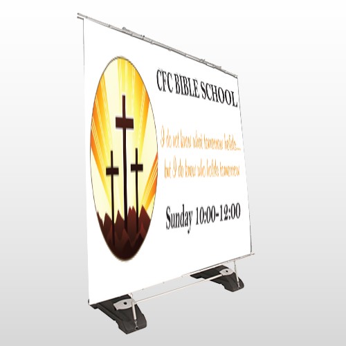 Shining Cross 161 Exterior Pocket Banner Stand
