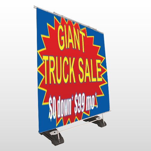 Starburst 119 Exterior Pocket Banner Stand