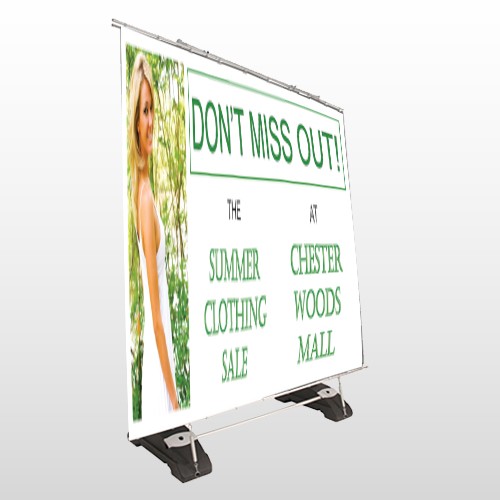 Summer Sale 533 Exterior Pocket Banner Stand