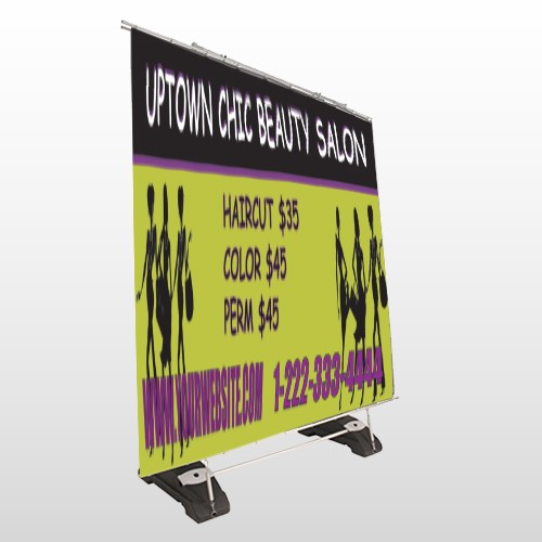 Elegant Nails 643 Exterior Pocket Banner Stand