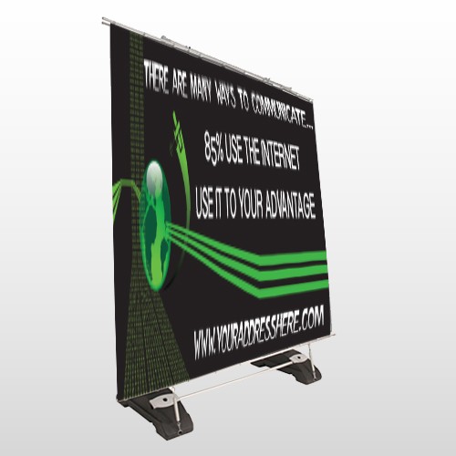 World Of Numbers 436 Exterior Pocket Banner Stand