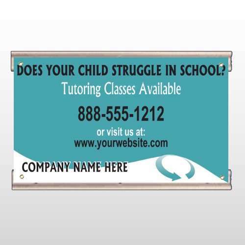 Classy Blue 160 Track Banner