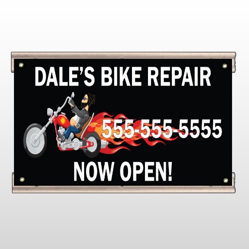 Harley Flame 108 Track Banner