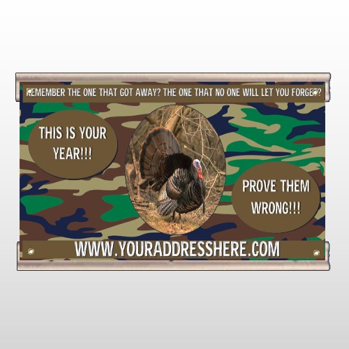 Hunt Turkey 409 Track Banner