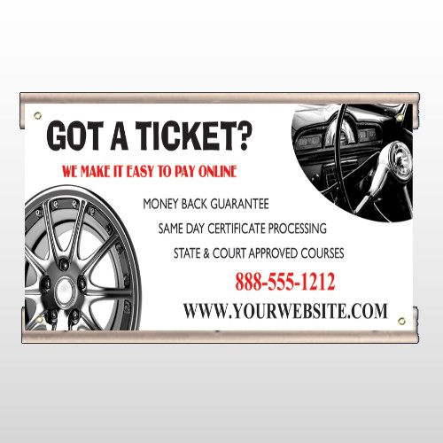 Steering Wheel 154 Track Banner