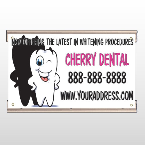 Winking Tooth 501 Track Banner