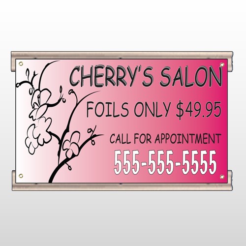 Cherry Salon 288 Track Sign