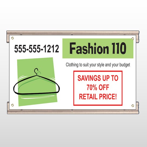 Fashion Hanger 526 Track Sign