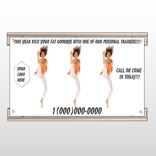 High Kick Woman 408 Track Sign