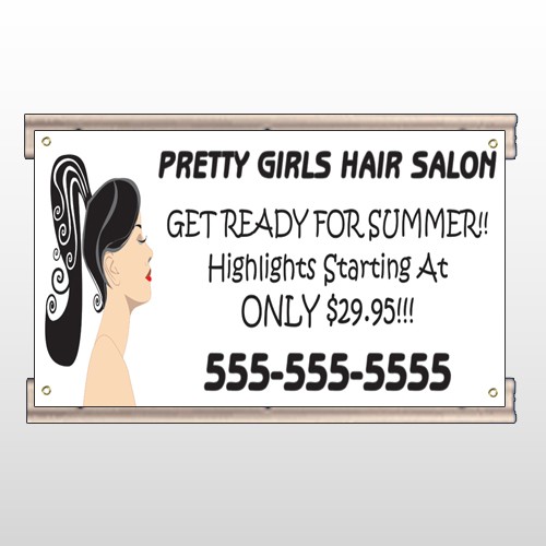 Pretty Girl Hair 290 Track Sign